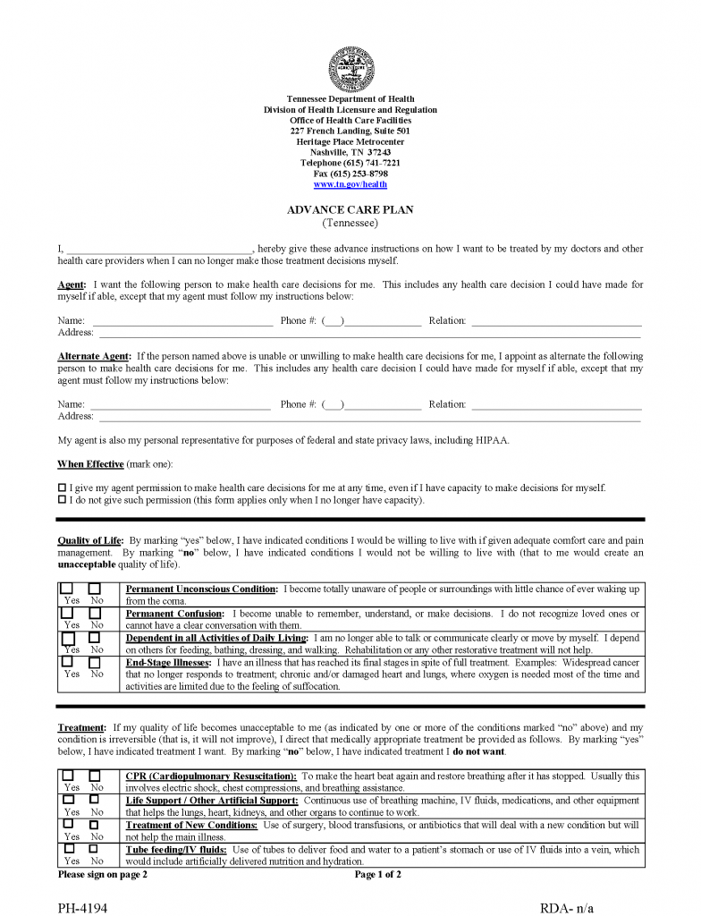 free-tennessee-advance-directive-form-medical-poa-living-will-pdf