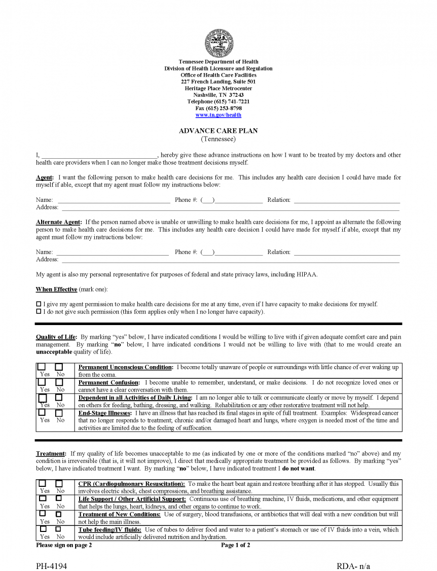 free-tennessee-advance-directive-form-medical-poa-living-will-pdf