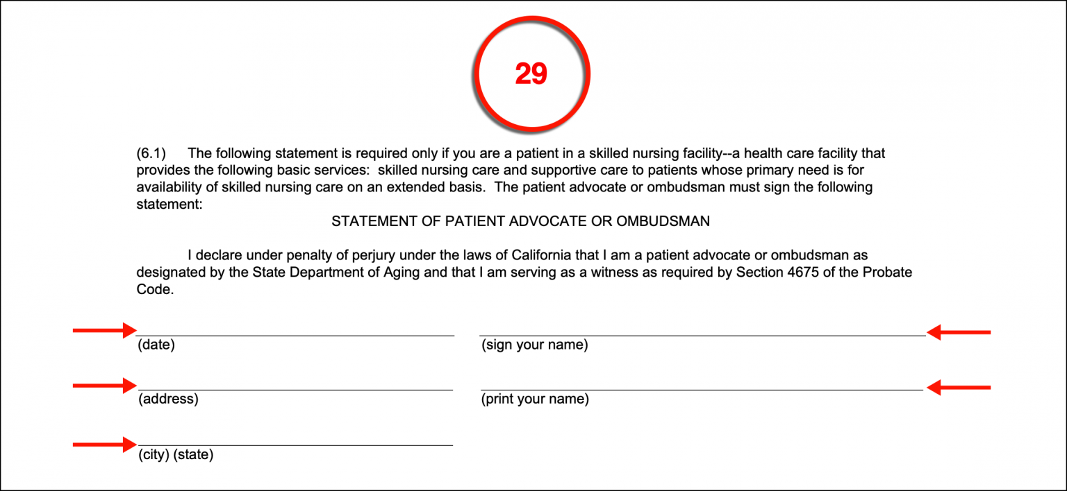 Free California Advance Directive Form (Medical POA + Living Will) | PDF