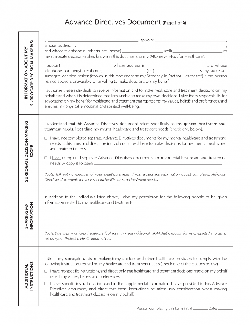 Free Nebraska Advance Directive Form (Medical POA + Living Will) | PDF