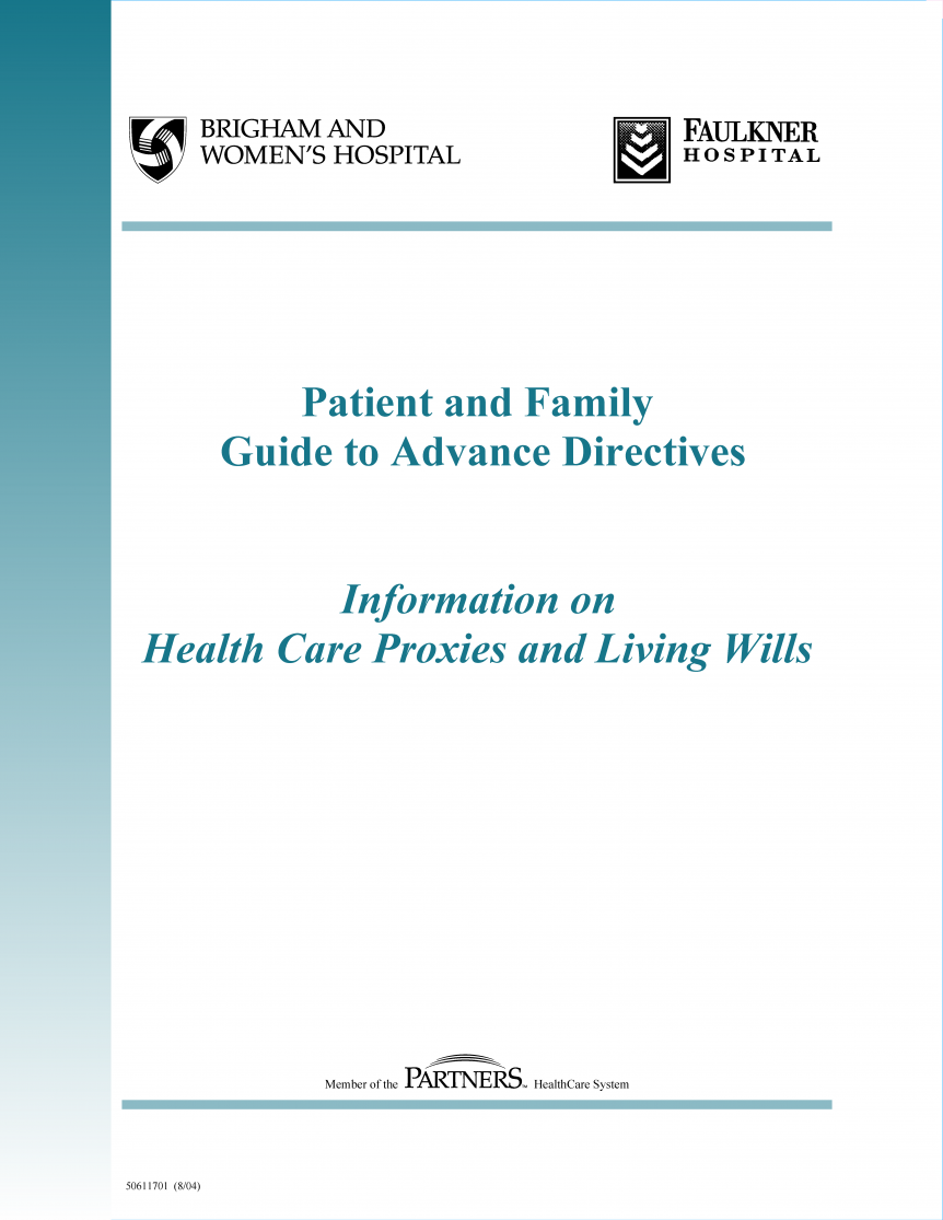 Free Massachusetts Advance Directive Form (Medical POA + Living Will) PDF