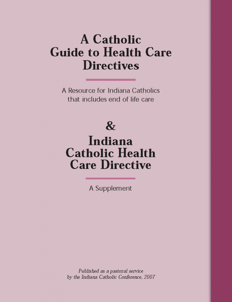 Free Indiana Advance Directive Form (Medical POA + Living Will) PDF